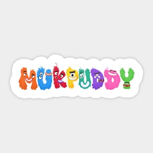 Mukpuddy Logo Sticker